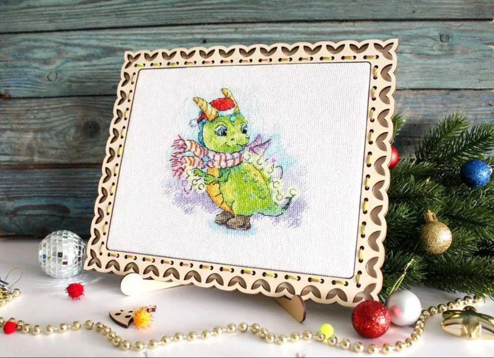 MP Studia Beldizart Kryželiu siuvinėjimo rinkinys "Apstulbinantis apdaras" 15x15 cm SM-760 (D)