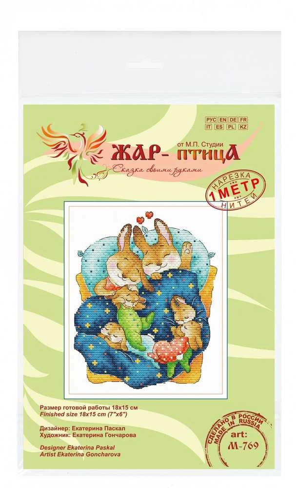 MP Studia Beldizart Kryželiu siuvinėjimo rinkinys "Bunny's Dreams" SM-769