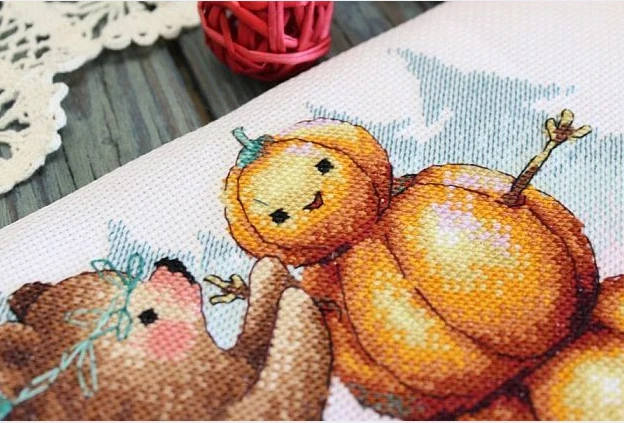 MP Studia Beldizart Kryželiu siuvinėjimo rinkinys "Pumpkinkeeper" SNV-809