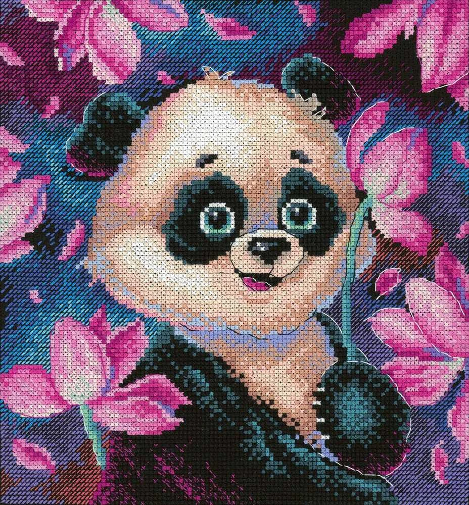 MP Studia Beldizart Kryželiu siuvinėjimo rinkinys „Romantiška panda“ SNV-831