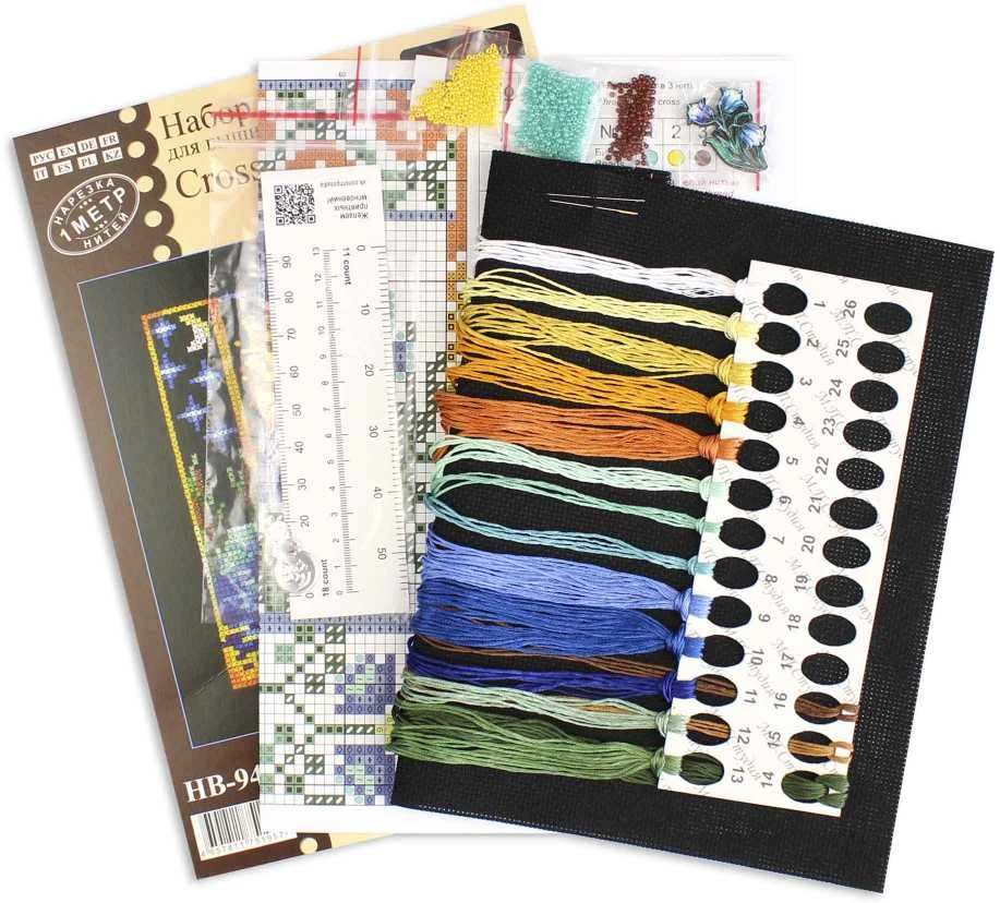 MP Studia Beldizart Kryželio siuvinėjimo rinkinys "Mini Sampler. Fern Flower" SNV-942