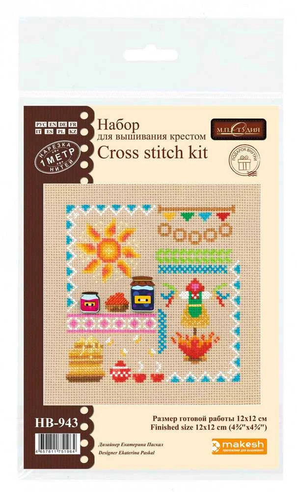 MP Studia Beldizart Kryželių siuvinėjimo rinkinys "Mini Sampler. Pancake Week" SNV-943
