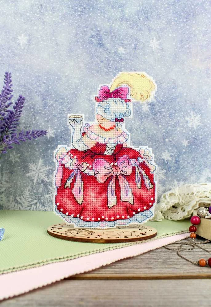MP Studia Beldizart Kryželiu siuvinėjimo rinkinys „Pirmoji sesuo“ 16x10 cm SR-1116
