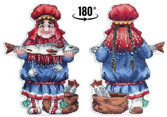 MP Studia Beldizart Kryželių siuvinėjimo rinkinys "Laplander" SR-1146