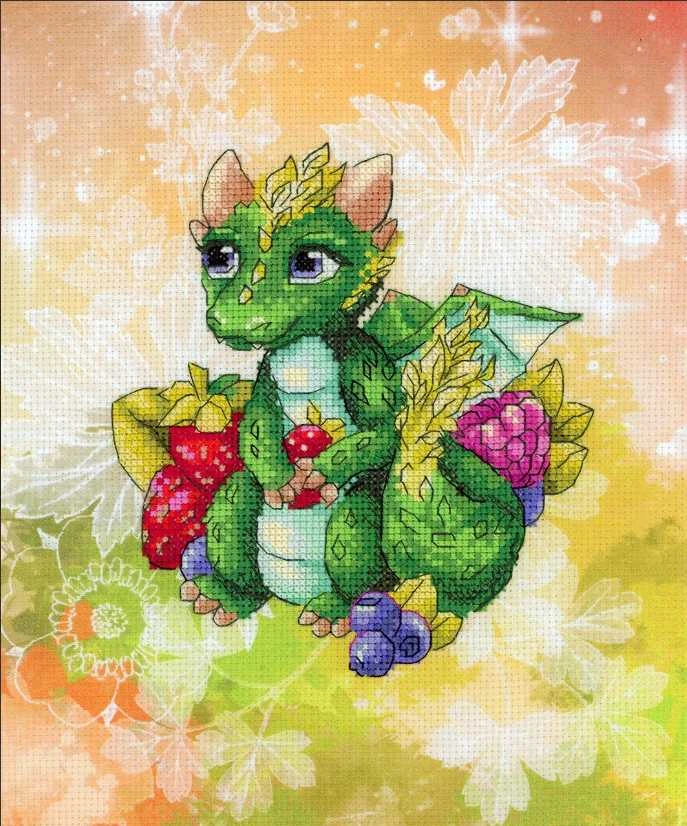MP Studia Beldizart Kryželio siuvinėjimo rinkinys "Žemės sargas" 13x12cm SRK-710