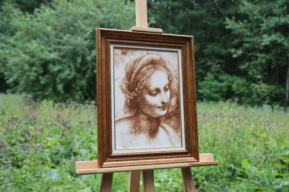 Beldizart Skaičiuojamo kryželiu siuvinėjimo rinkinys "Madonos atvaizdas 1507-1508" 27x38.5 cm S/MK100