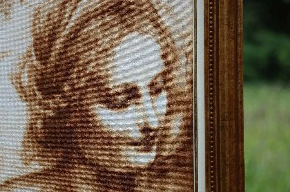 Beldizart Skaičiuojamo kryželiu siuvinėjimo rinkinys "Madonos atvaizdas 1507-1508" 27x38.5 cm S/MK100