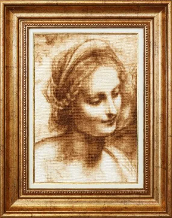 Beldizart Skaičiuojamo kryželiu siuvinėjimo rinkinys "Madonos atvaizdas 1507-1508" 27x38.5 cm S/MK100