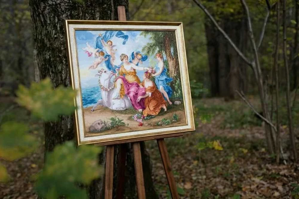 Beldizart Apsiuvinėti kryžiuku rinkinys "Pagrobimas" 63x57 cm S/MK093