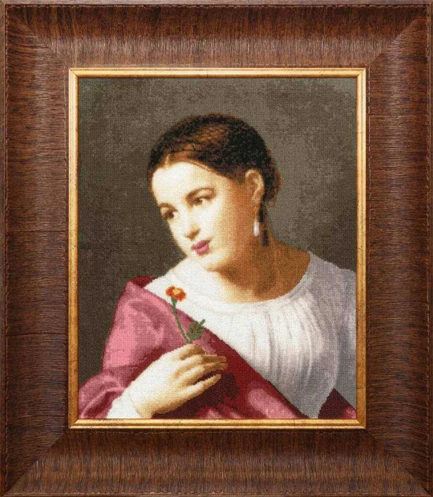 Beldizart Siuvinėjimo kryželiu rinkinys „Vargšė Liza“ 35×29 cm S/MK076