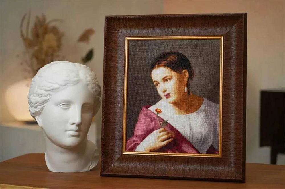 Beldizart Siuvinėjimo kryželiu rinkinys „Vargšė Liza“ 35×29 cm S/MK076