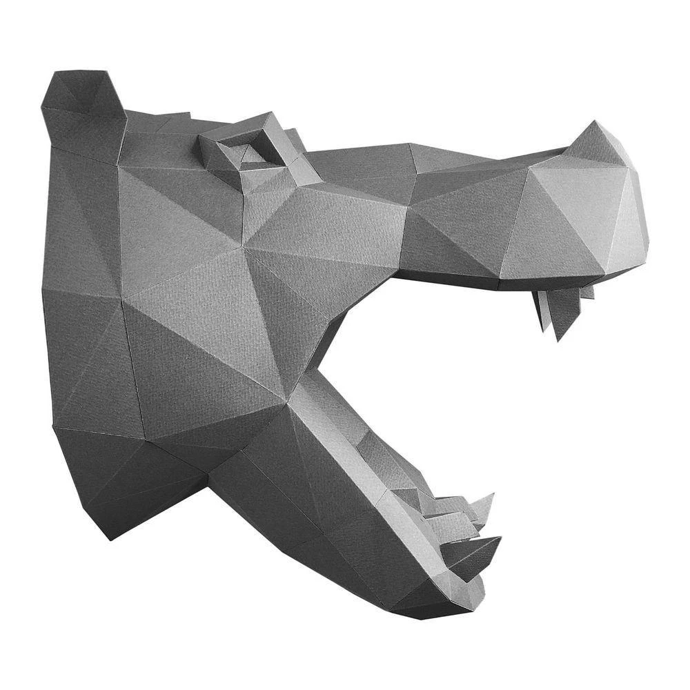 Beldizart WIZARDI 3D popieriaus modeliai Hippo PP-1BEG-Žaidimas