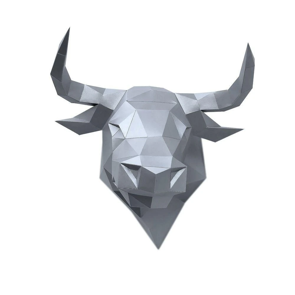 Beldizart Wizardi 3D popieriaus modelis Jautis PP-1BUL-SLV