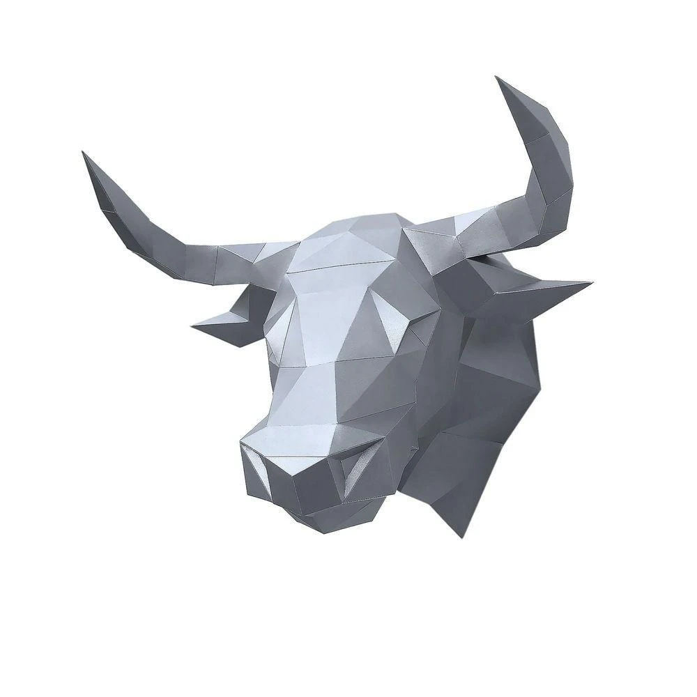 Beldizart Wizardi 3D popieriaus modelis Jautis PP-1BUL-SLV