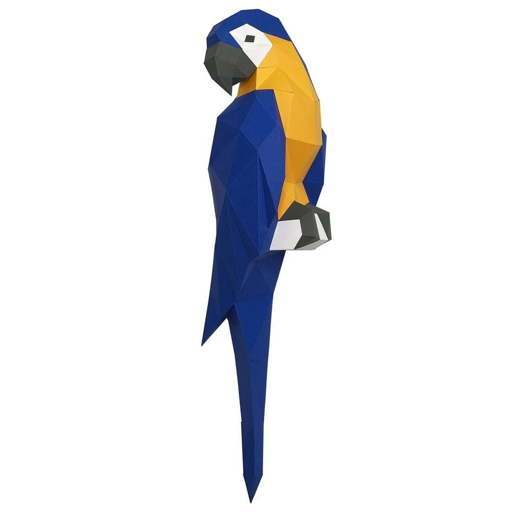 Beldizart WIZARDI 3D popieriaus modelis Ara papūga (mėlyna) PP-1ARA-3BLU