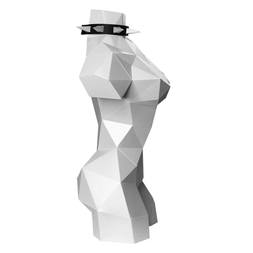 Beldizart WIZARDI 3D popieriaus maketo modeliai Skulptūra (balta) PP-2STO-WHT