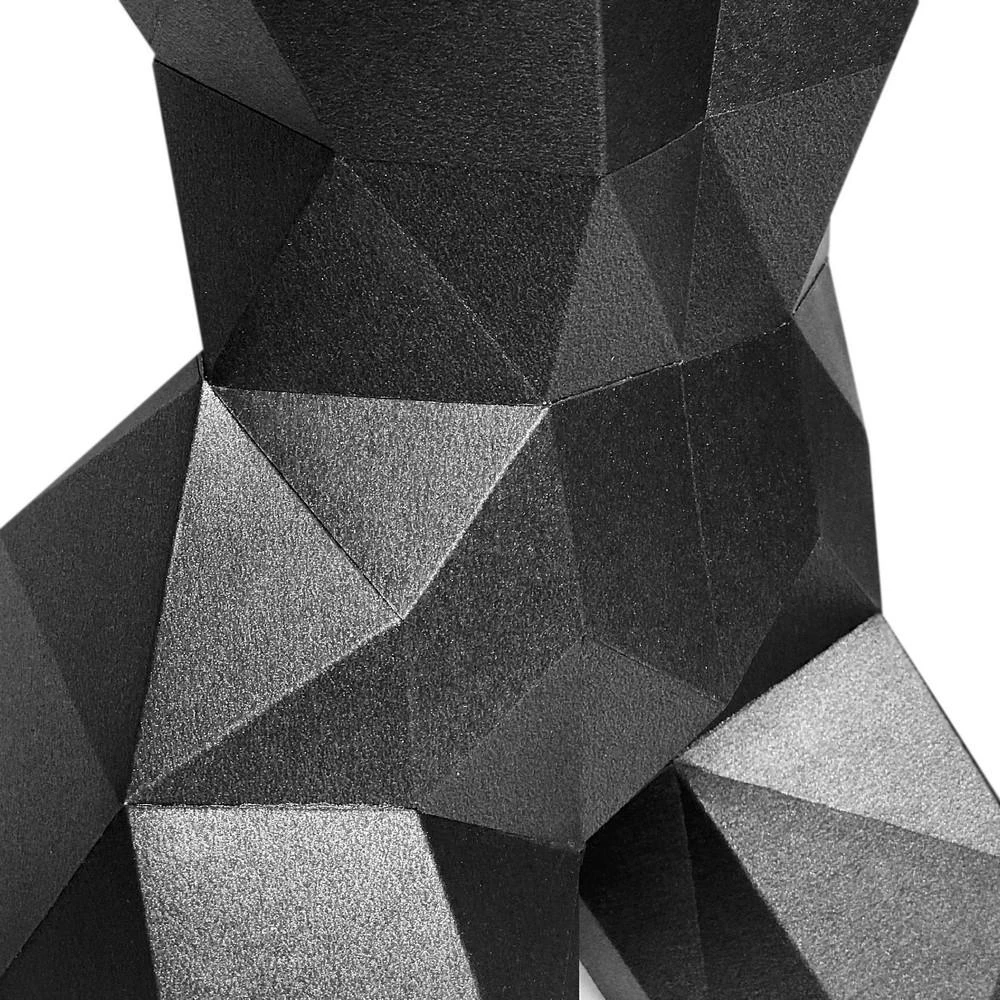 Beldizart WIZARDI 3D popieriaus amatų modeliai Skulptūra (juoda) PP-2STO-BLA