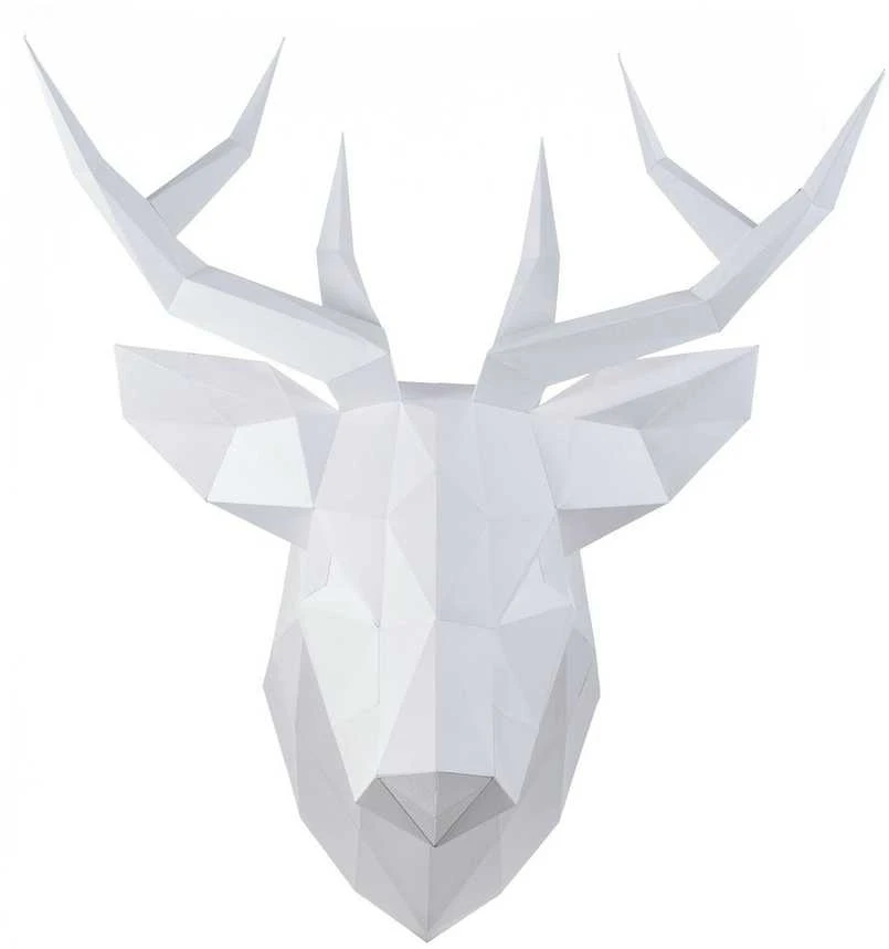 Beldizart Wizardi 3D popieriaus modelio rinkinys Deer PP-1OLP-WHT