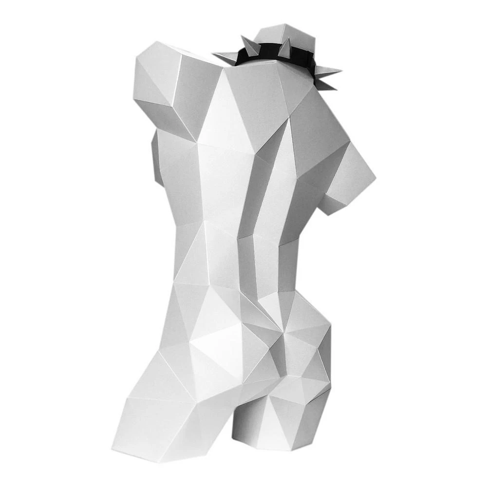 Beldizart WIZARDI 3D popieriaus maketo modeliai Skulptūra (balta) PP-2STO-WHT