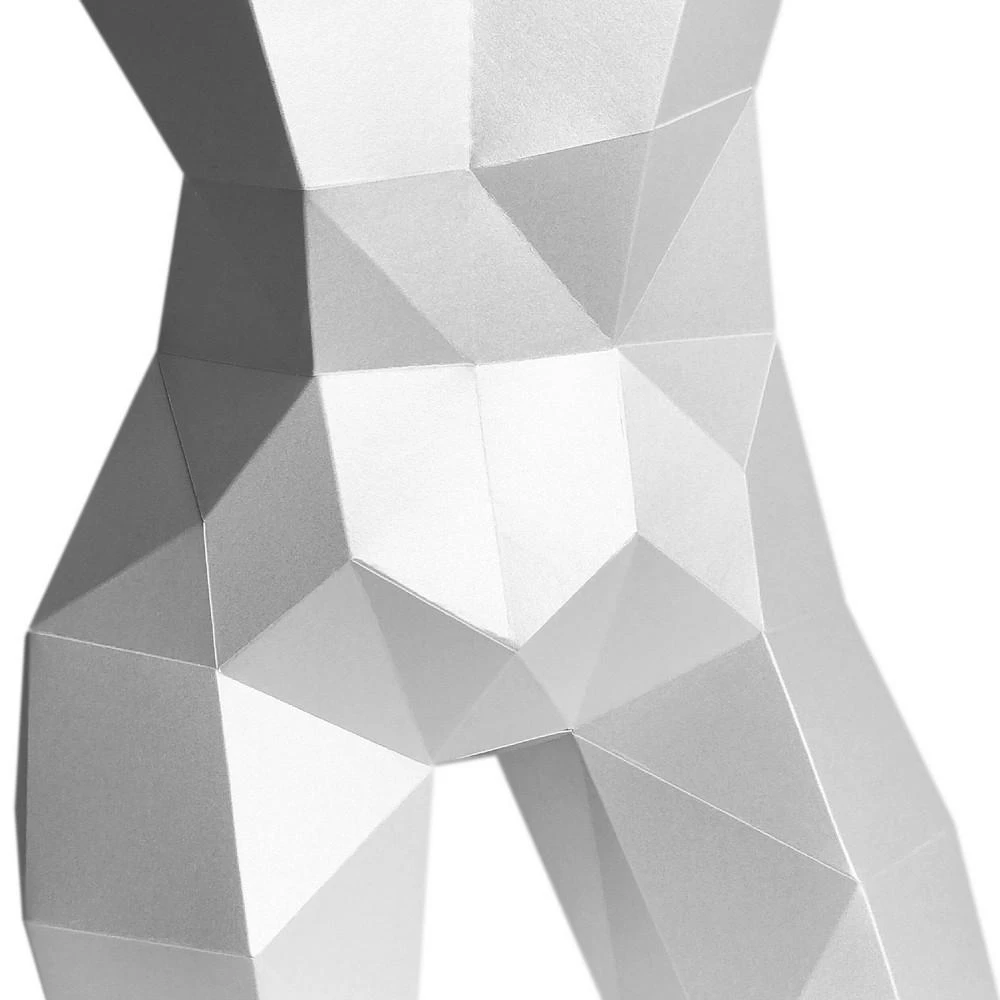 Beldizart WIZARDI 3D popieriaus maketo modeliai Skulptūra (balta) PP-2STO-WHT