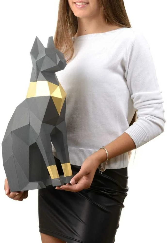 Beldizart Wizardi 3D popieriaus maketo rinkinys Katė PP-2KBA-2GR