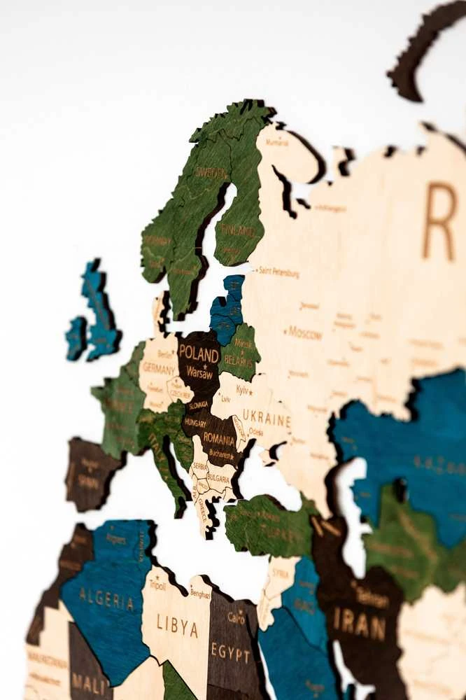 Beldizart (S) Wizardi medinis žemėlapis daugiasluoksnis įvairiaspalvis XXL WM-3192