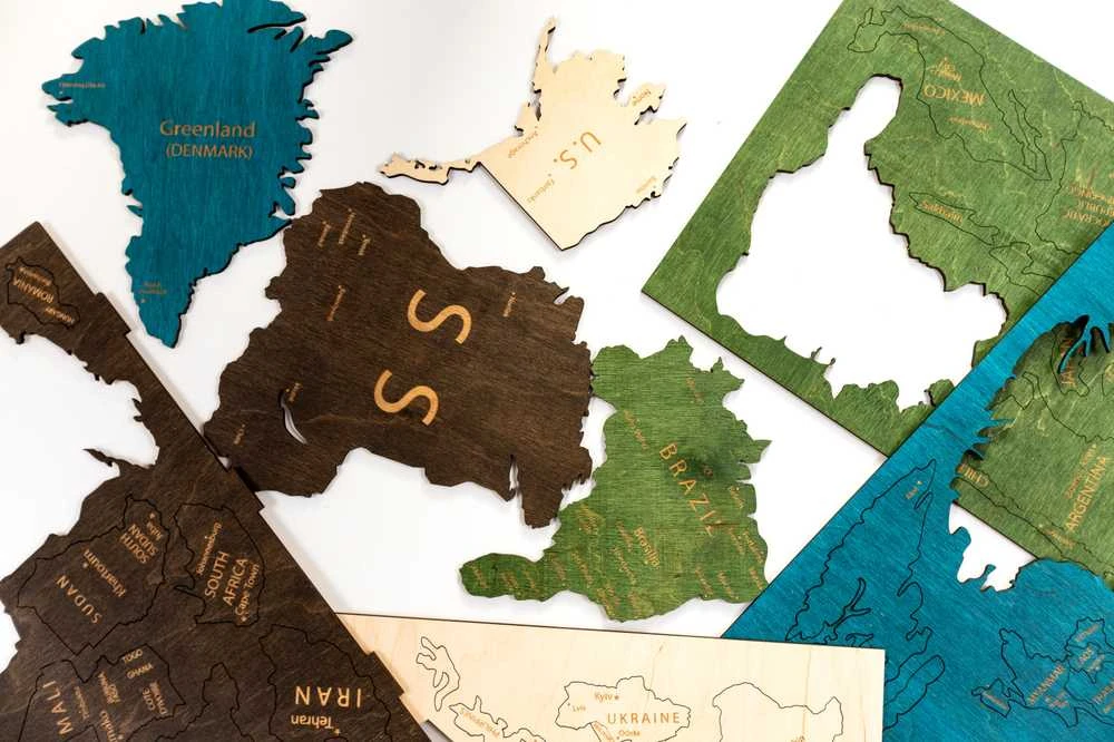 Beldizart (S) Wizardi medinis žemėlapis vieno lygio spalvotas XL WM-3188