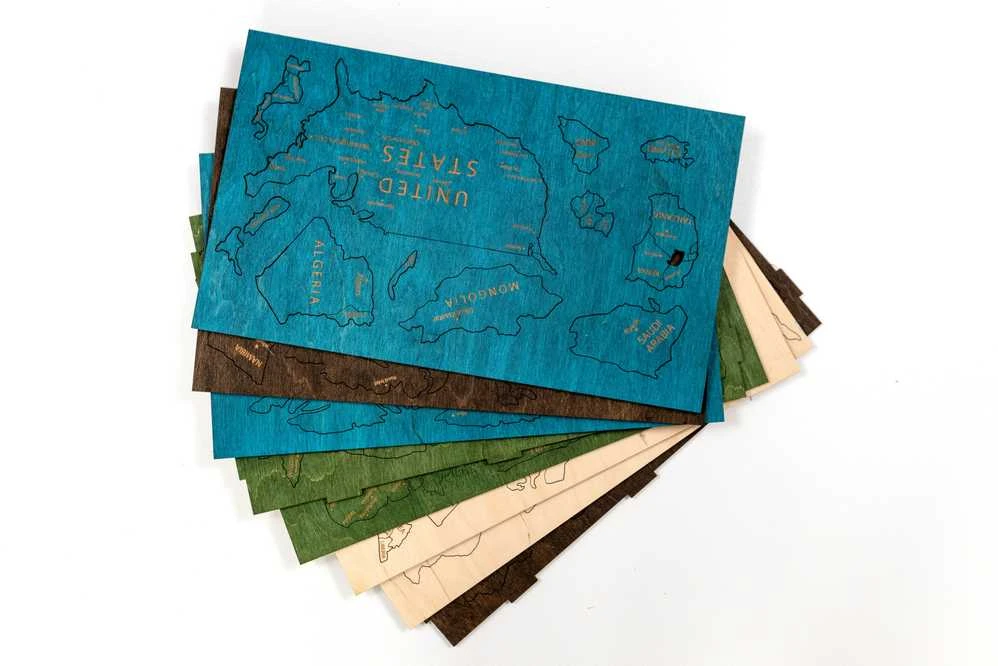 Beldizart (S) Wizardi medinis žemėlapis vieno lygio spalvotas XL WM-3188