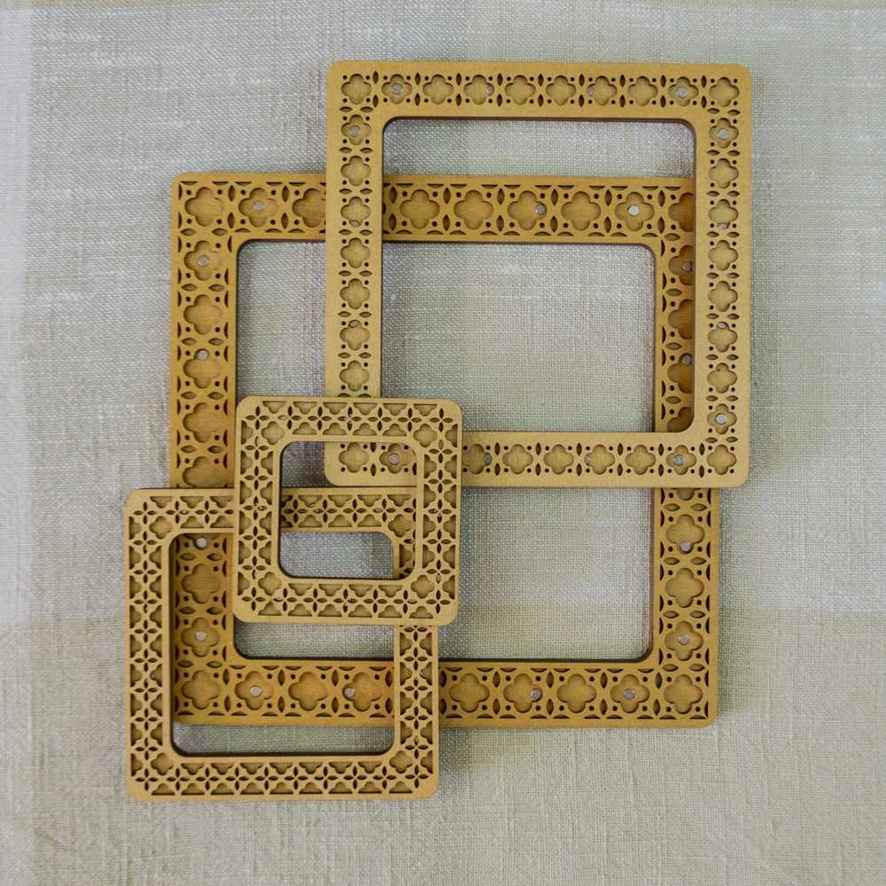 Embroidery Craft BOBKOVA ANNA FOP, reg. Nr. 2917408480 Lankelis su magnetais 14x14 cm (Ąžuolas) PM-019-1414O