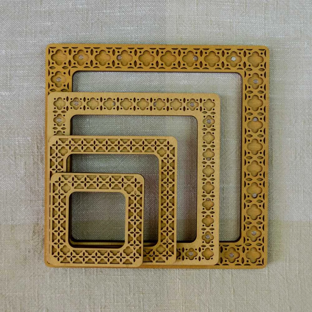 Embroidery Craft BOBKOVA ANNA FOP, reg. Nr. 2917408480 Lankelis su magnetais 14x14 cm (Ąžuolas) PM-019-1414O