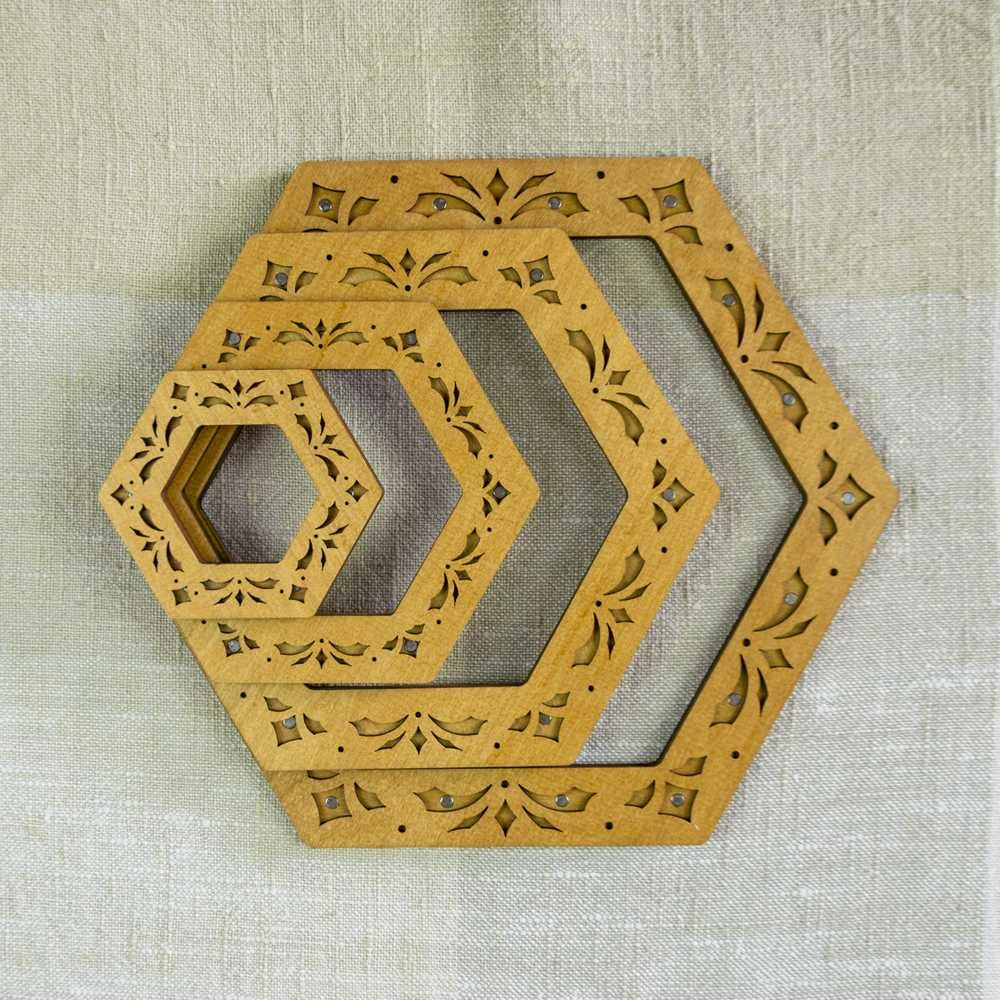 Embroidery Craft BOBKOVA ANNA FOP, reg. Nr. 2917408480 Žiedas su magnetais 14x16 cm (Ąžuolas) PM-018-1416O
