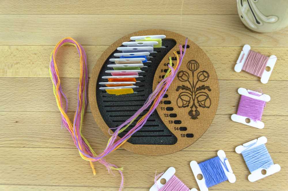 Embroidery Craft BOBKOVA ANNA FOP, reg. Nr. 2917408480 Organizatorius plastikinėms ritėms PB-021-IMG-2