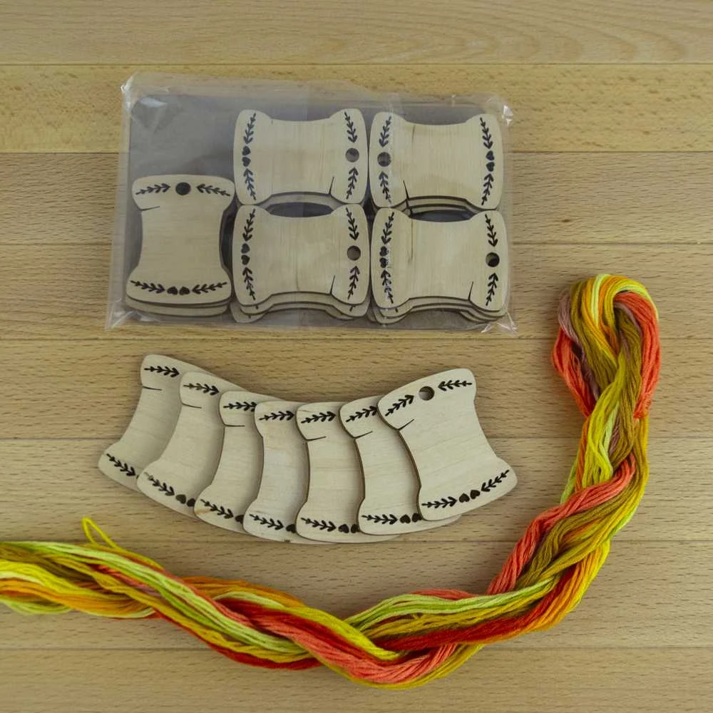 Embroidery Craft BOBKOVA ANNA FOP, reg. Nr. 2917408480 Ritės, špulės, 2 modelis (20 vnt pakuotė) BB-004-20