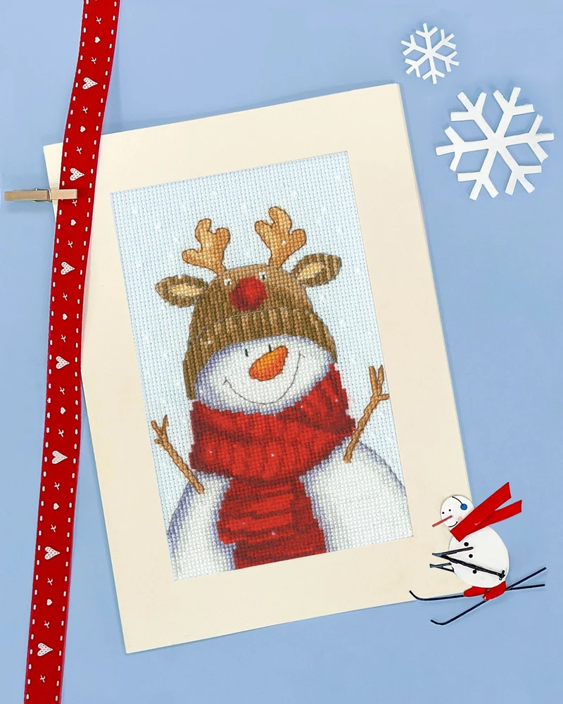 Bothy Threads Cross stitch "Christmas Card - My Little Rudolph" XMAS94 10x16 cm