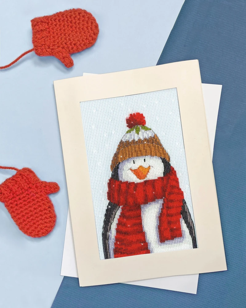 Bothy Threads Cross stitch "Christmas Card - My Little Pudding" XMAS93 10x16 cm