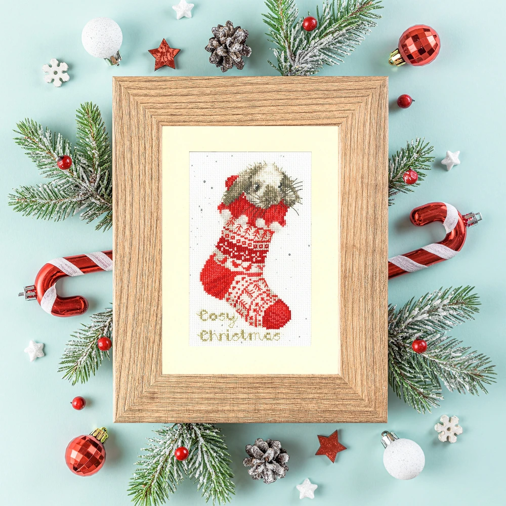 Bothy Threads Cross stitch "Christmas Card - Cosy Christmas" XMAS57 10x16 cm
