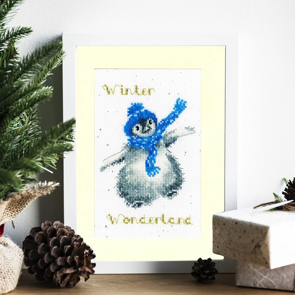 Bothy Threads Cross stitch "Christmas Card - Winter Wonderland" XMAS55 10x16 cm