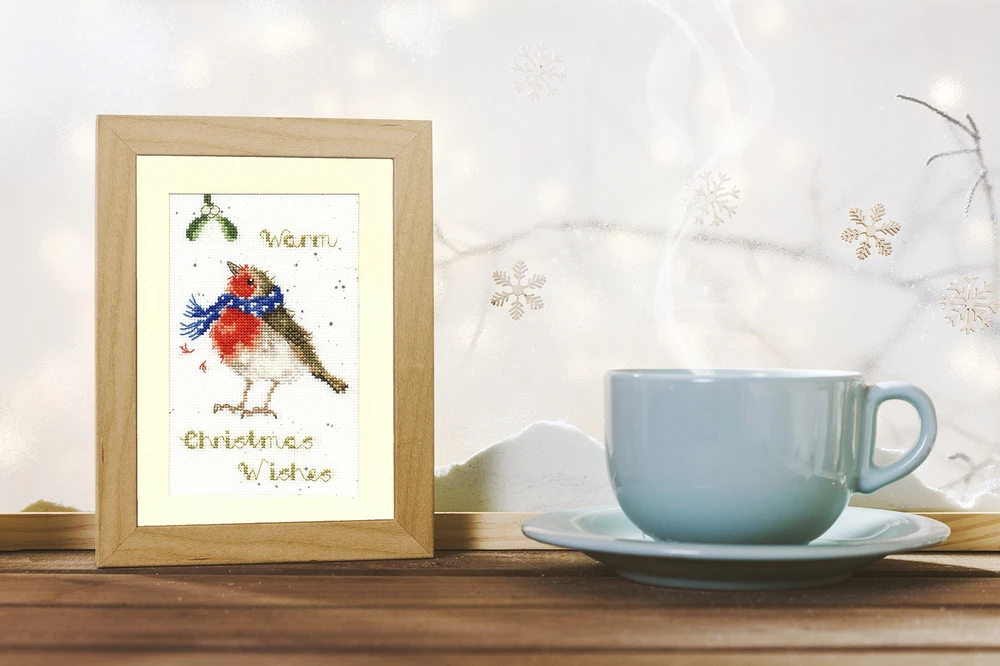 Bothy Threads Cross stitch "Christmas Card - Warm Wishes" XMAS47 10x16 cm