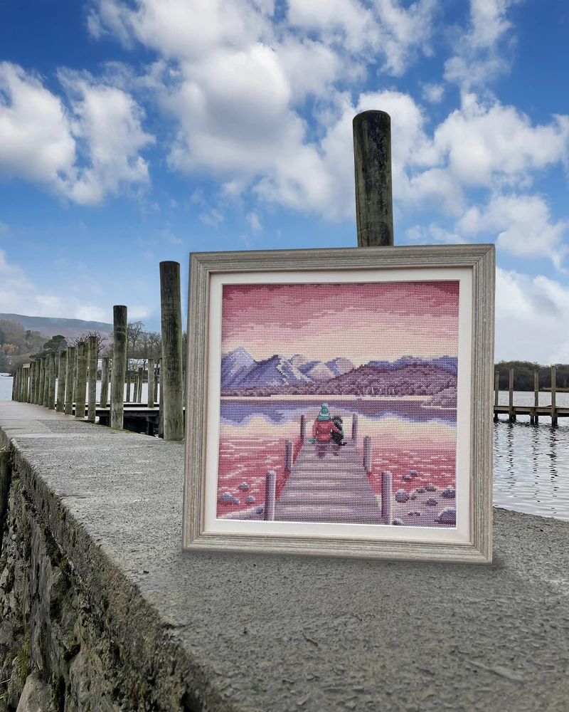 Bothy Threads Cross stitch kit "A Pawfect Place By The Vanduo" XLP21 26x26 cm