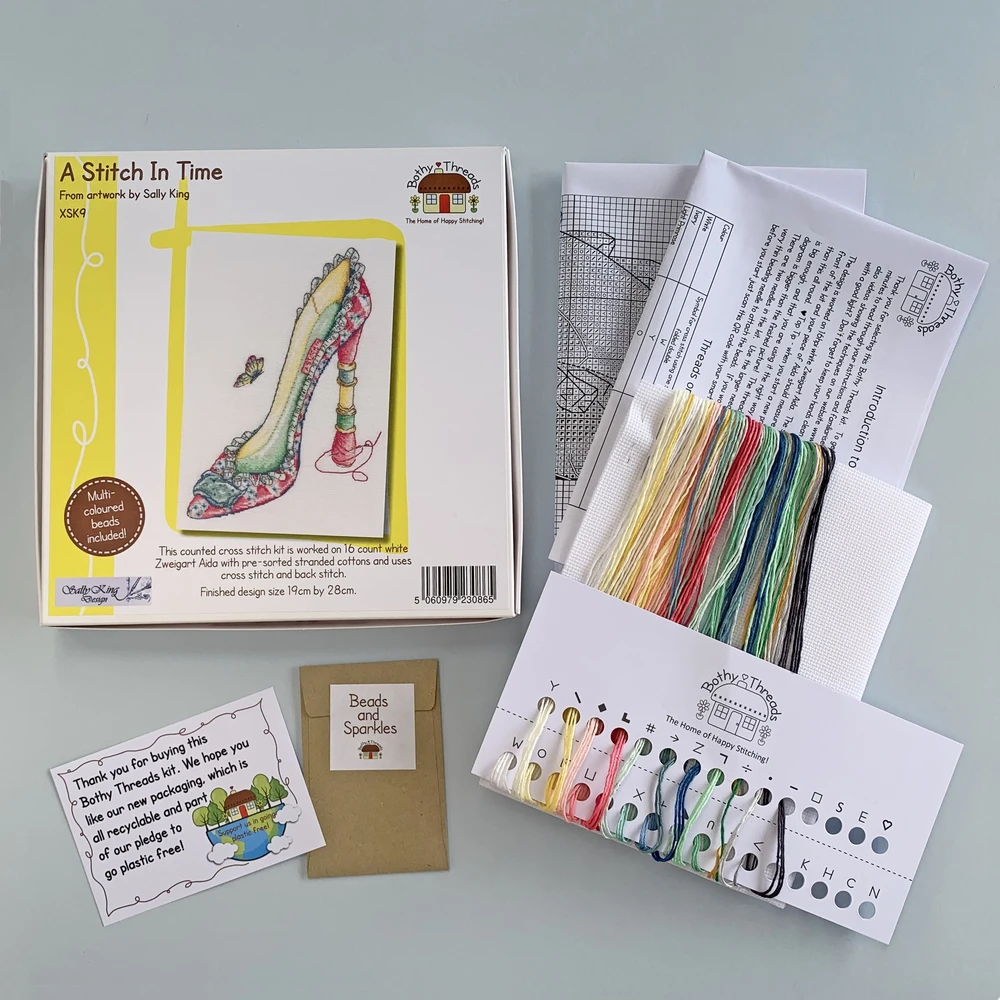 Bothy Threads Cross stitch kit "A Stitch In Time" XSK9 19x28 cm