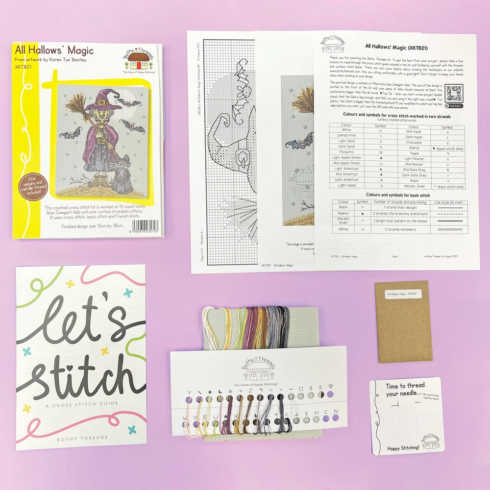Bothy Threads Cross stitch kit "All Hallows' Magic" XKTB21 15x18 cm