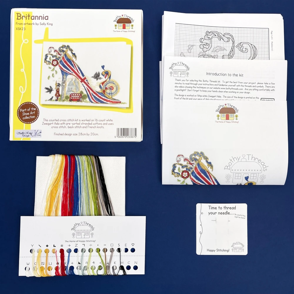 Bothy Threads Cross stitch kit "Britannia" XSK23 28x20 cm
