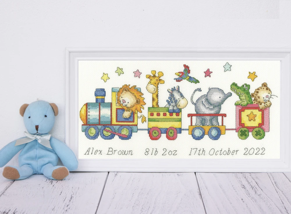 Bothy Threads Cross stitch kit "Choo Choo Train" XKG7 35x17 cm