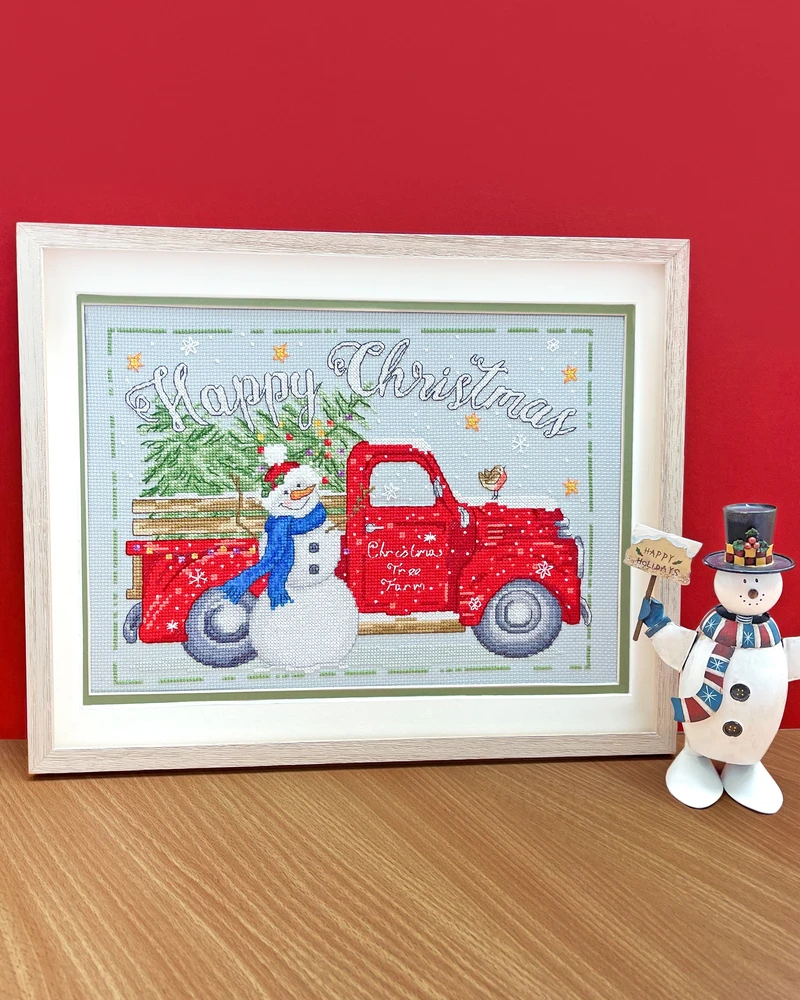 Bothy Threads Cross stitch kit "Christmas Tree Farm" XKTB23 28x20 cm