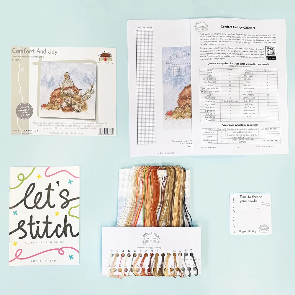 Bothy Threads Cross stitch kit "Comfort And Joy" XHD157 30x30 cm