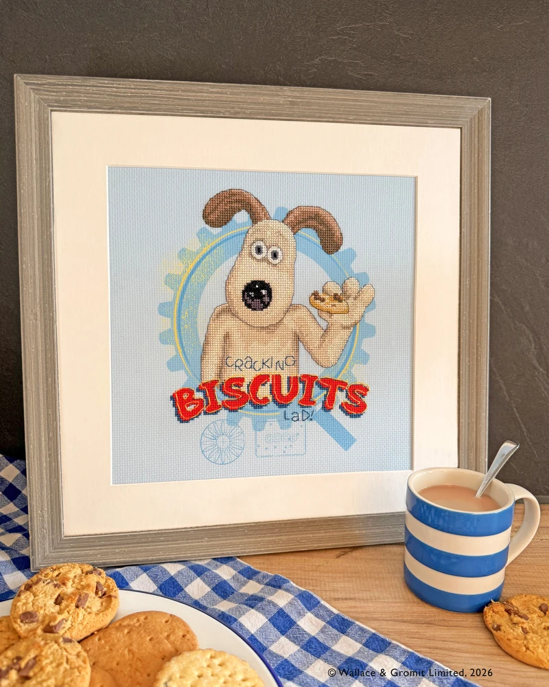 Bothy Threads Cross stitch kit "Cracking Biscuits!" XWG4 24x24 cm
