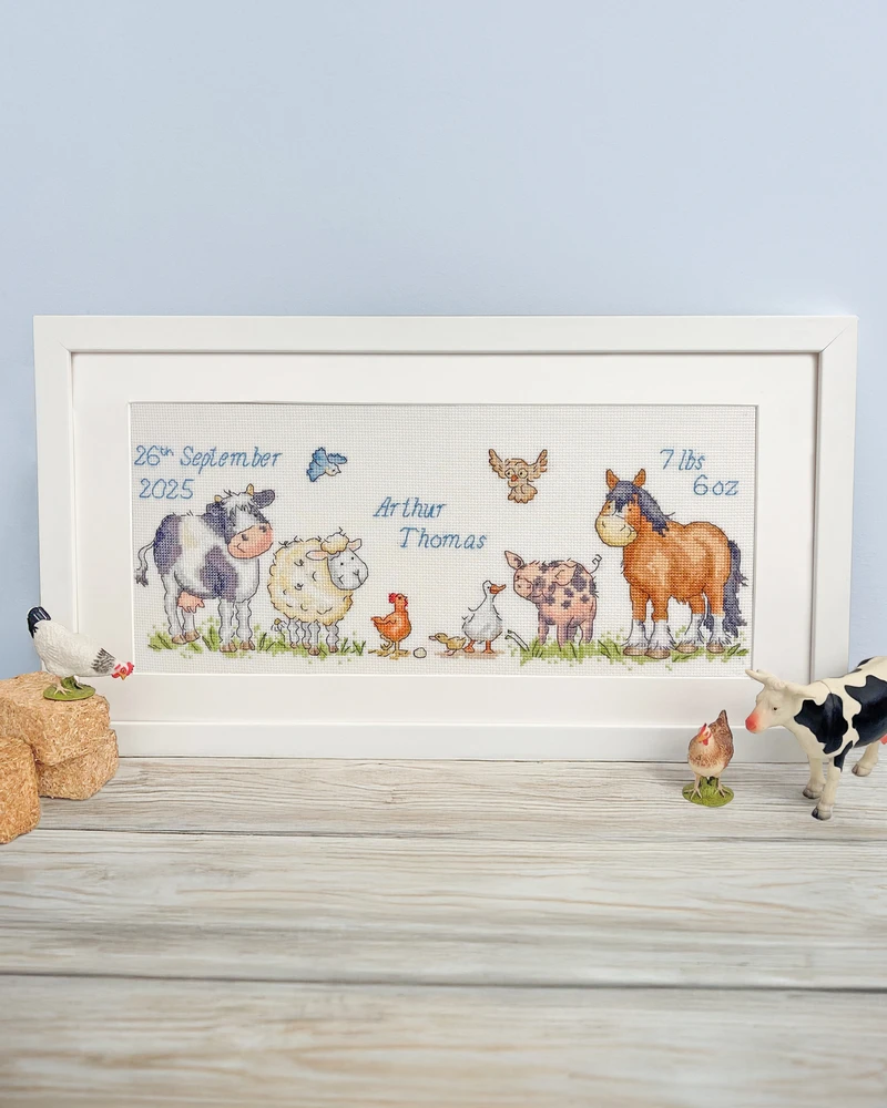 Bothy Threads Cross stitch kit "Farmyard Welcome" XKG20 38x15 cm