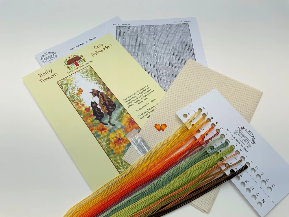 Bothy Threads Cross stitch kit "Follow Me 1" XFM1 11x33 cm