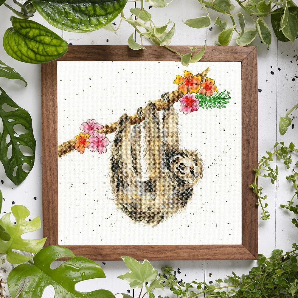 Bothy Threads Cross stitch kit "Hanging Around" XHD59 26x26 cm