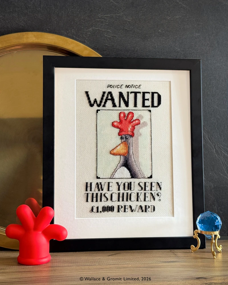 Bothy Threads Cross stitch kit "Have You Seen This Chicken?" XWG8 17x24 cm